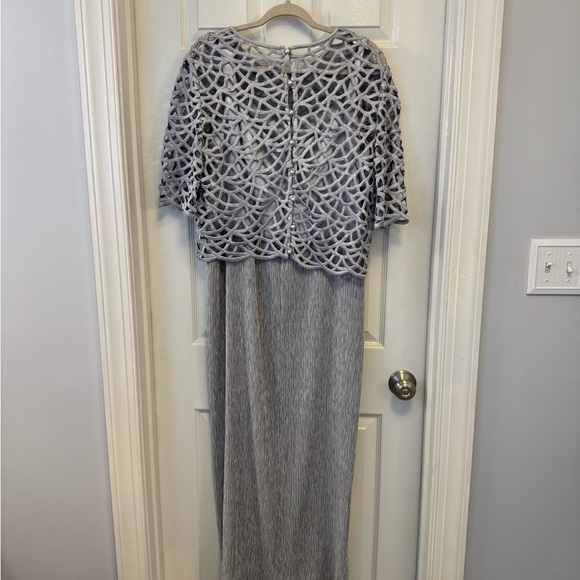 VTG Cattiva NY Saks 5th Ave MOB Mother Bride Groom Formal Lined Dress Gown 16 - Picture 4 of 16